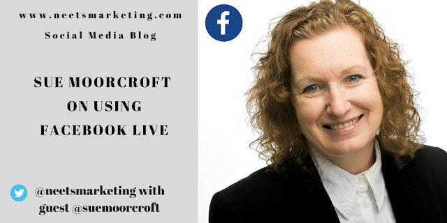 Sue Moorcroft sobre el uso de Facebook Live